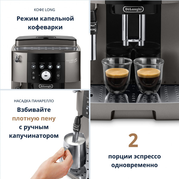 Кофемашина DeLonghi Magnifica S Smart ECAM250.33.TB