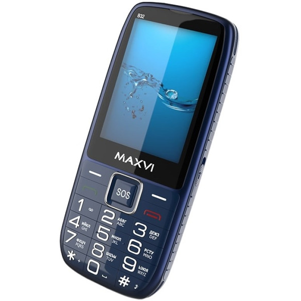 Мобильный телефон Maxvi B32 (синий)