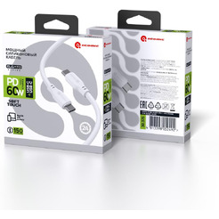 Кабель ATOMIC ELGATO USB-C - USB-C PD 60W, 1.5 м, белый | 30.375