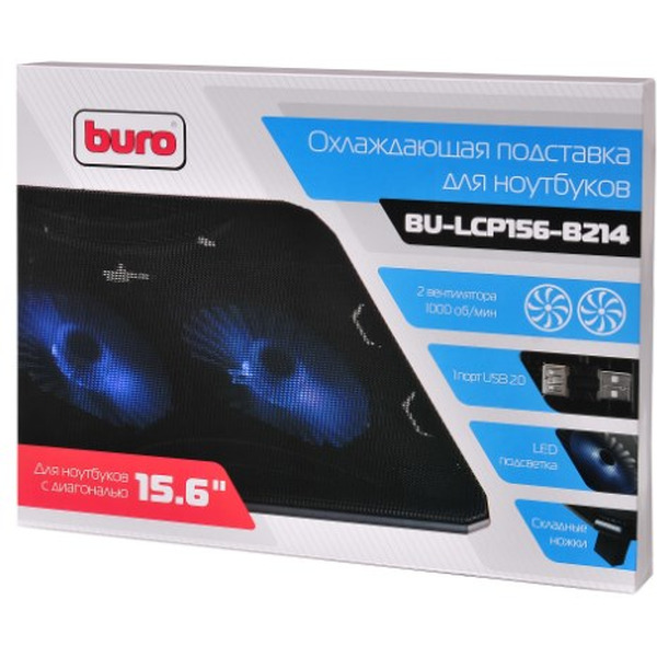 Подставка для ноутбука BURO BU-LCP156-B214