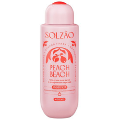 Гель для душа Solzao Peach Beach с экстрактом персика 400 мл
