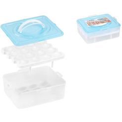 Контейнер для хранения яиц PERFECTO LINEA 34-028232 (32 ячейки, голубой)