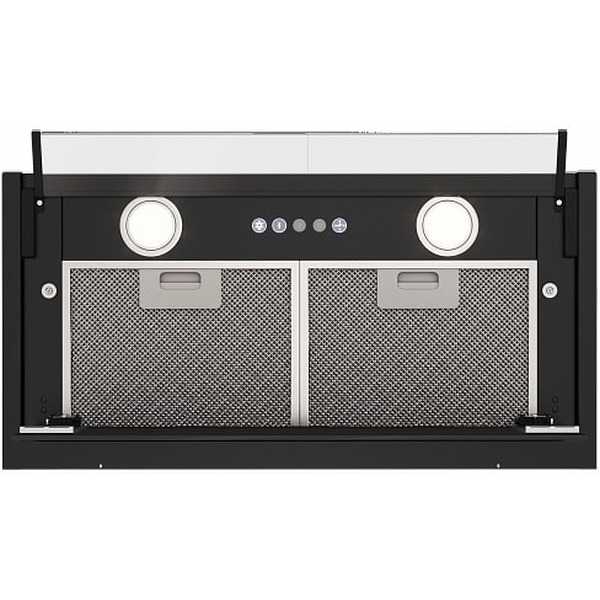 Кухонная вытяжка Elikor Sense Glass 60П-1000 229361 (черный/черное стекло)
