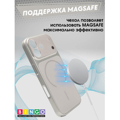 Бампер Bingo AG Magnetic APPLE iPhone 17 Титановый