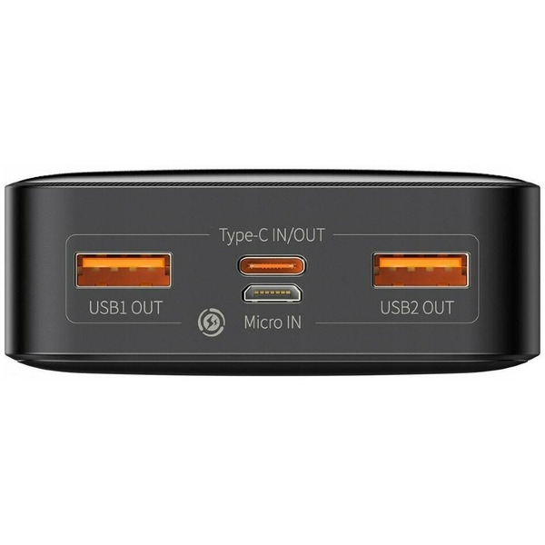 Внешний аккумулятор Baseus Bipow Digital Display Fast Charge 20000mAh (PPBD050501) черный