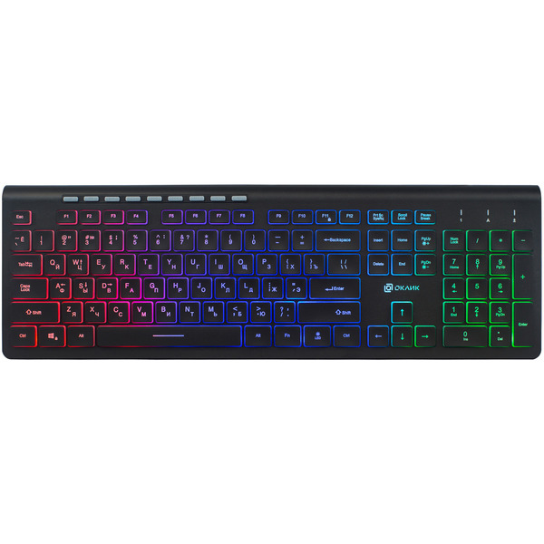 Клавиатура Oklick 490ML (черный)