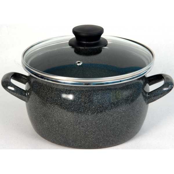 Кастрюля Сантекс 1-2430112 (мрамор 2)