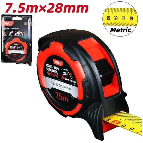 Рулетка Deli EDL377528Y