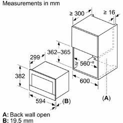 Встраиваемая микроволновая печь BOSCH BER7321B1