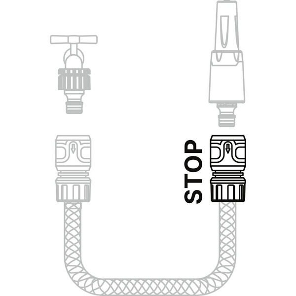 Муфта быстросъемная с автостопом STARTUL ST6013-06-1/2 ( 1/2"(5/8"))