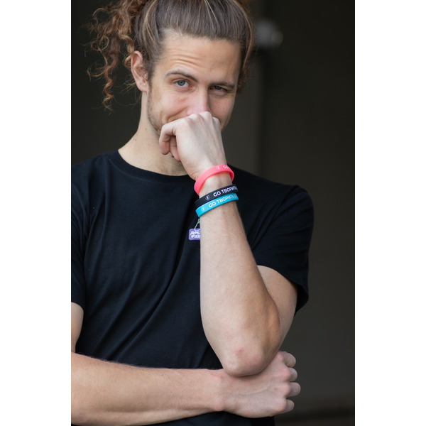 Браслет 5 ЭЛЕМЕНТ GO ТВОРИТЬ ДОБРО (черный)