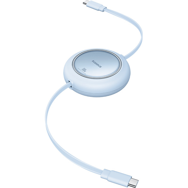 Кабель Baseus Free2Pull Mini Retractable Charging Cable 100W 1.5 м (голубой)