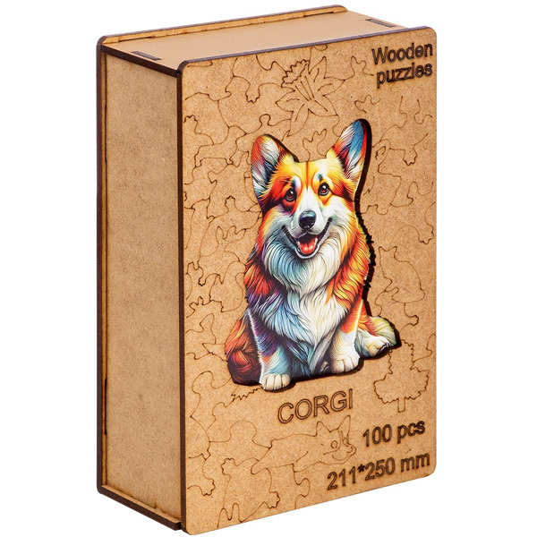 Сувенирный пазл MASTER WOOD Корги SWPKR