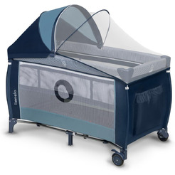 Кровать-манеж Lionelo Sven Plus (Blue Navy)
