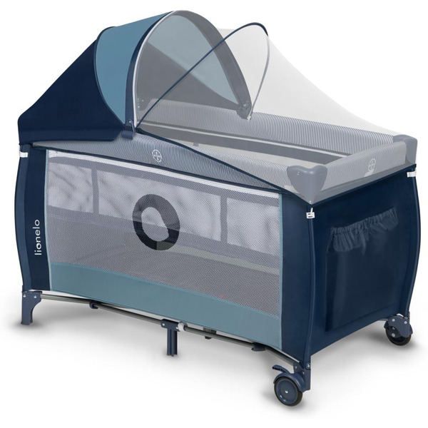 Кровать-манеж Lionelo Sven Plus (Blue Navy)