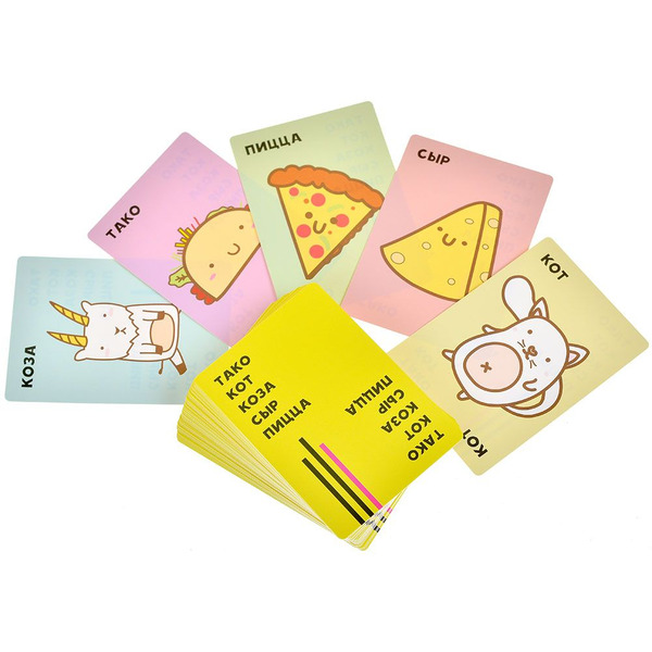 Настольная игра Hobby World Тако, кот, коза, сыр, пицца (2025) 952239