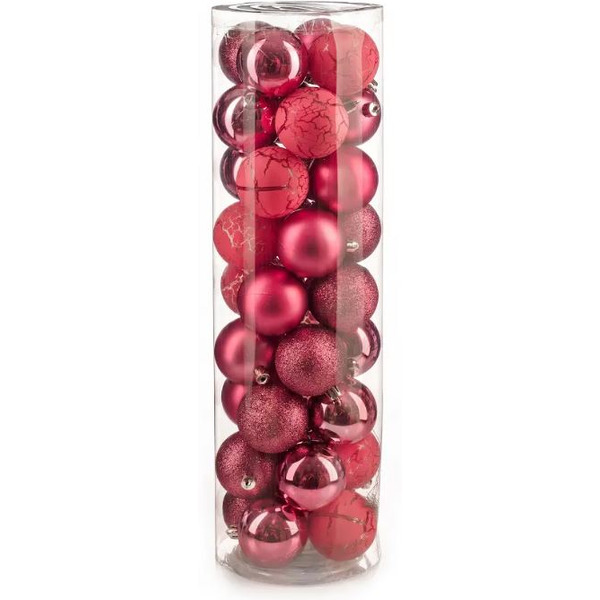 Набор новогодних шаров Ausini VT25-04019-8