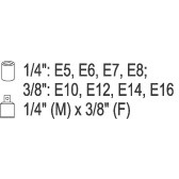 Набор оснастки Yato YT-0520