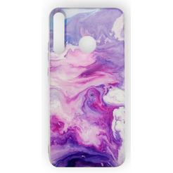 Задняя накладка CASE Print Huawei P40 lite E / Y7P / Honor 9C мрамор