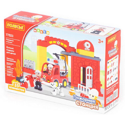 Конструктор Полесье 77523 Пожарная станция
