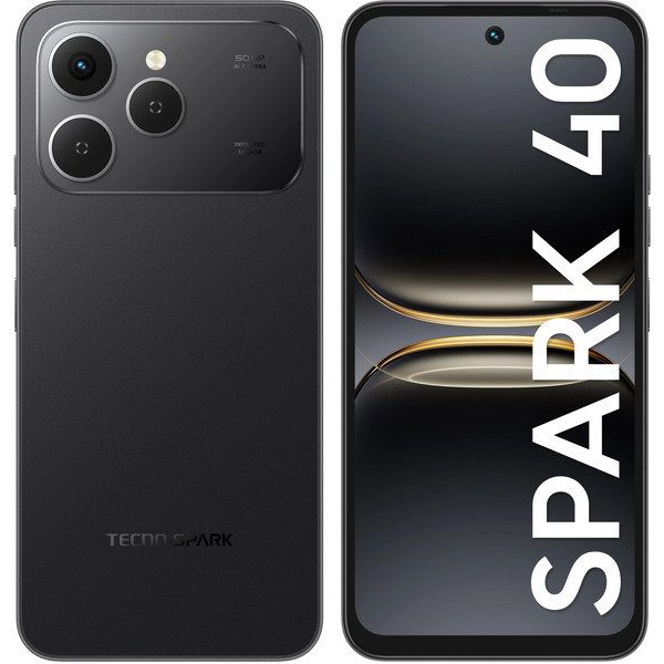 Смартфон Tecno Spark 40 8GB/256GB Ink Black (KM5n)