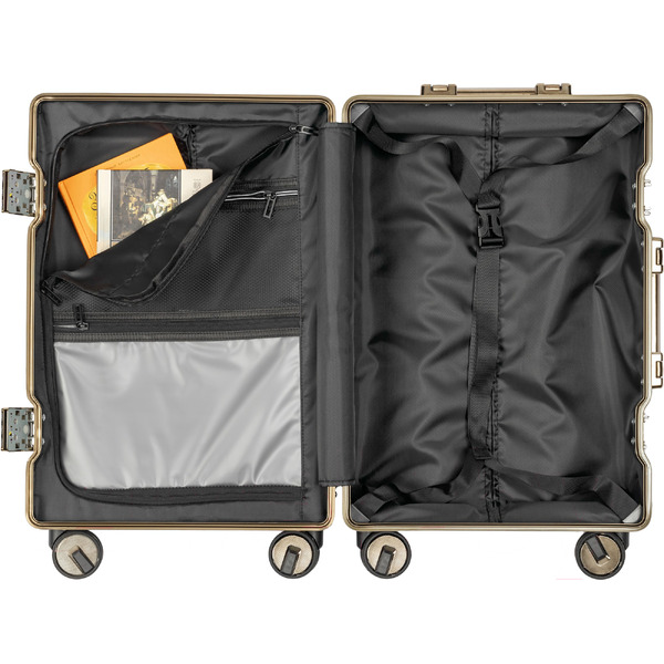 Чемодан DoubleW E087# (S, белый)