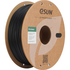 Пластиковая нить ESUN PLA-Basic 1,75 мм 1кг, black (чёрный)