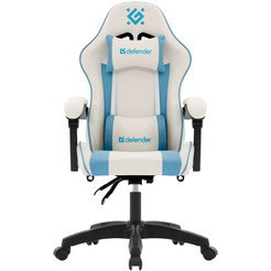 Кресло компьютерное Defender Legas (белый/голубой)