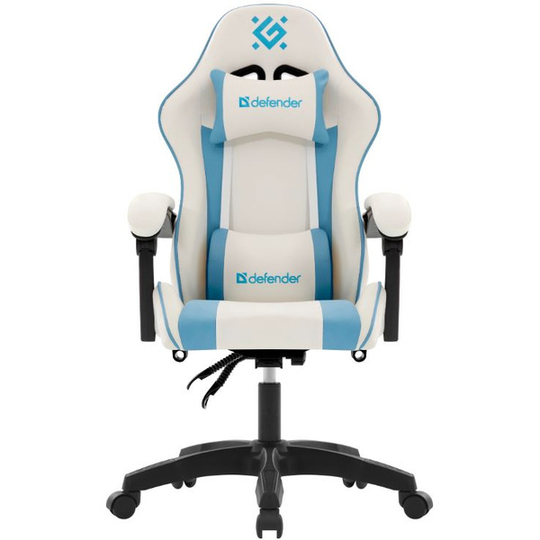 Кресло компьютерное Defender Legas (белый/голубой)