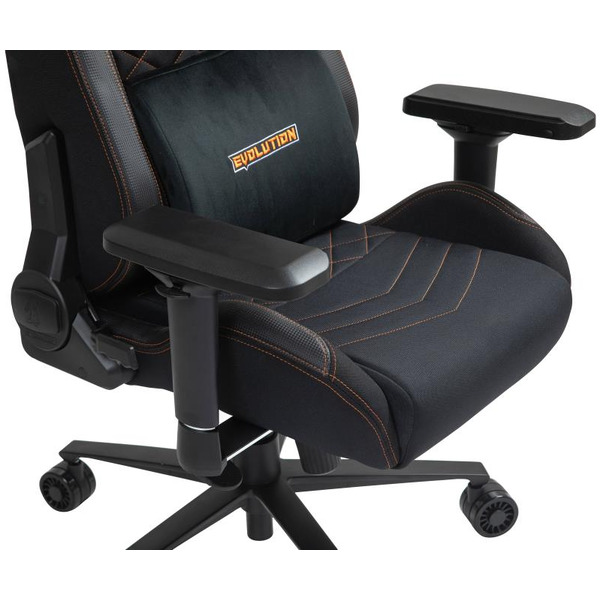 Игровое кресло EVOLUTION CONQUEROR FABRIC Black