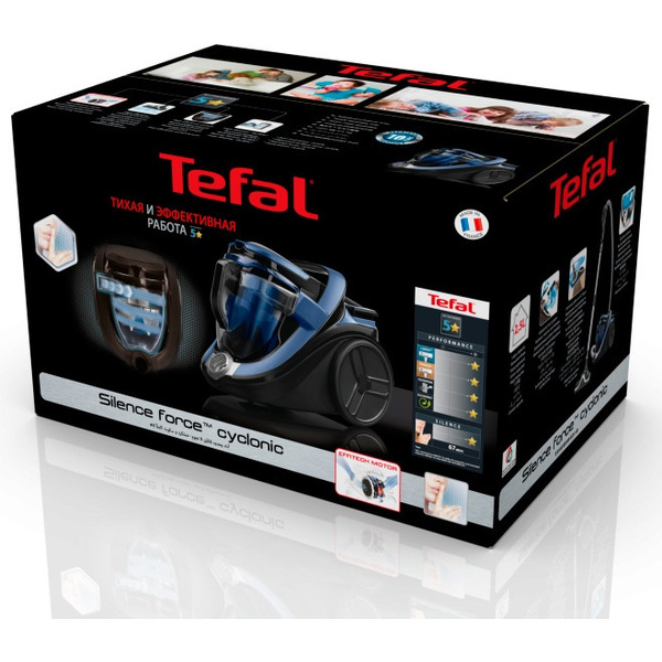 Пылесос с контейнером TEFAL SILENCE FORCE CYCLONIC 4A TW7621EA