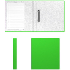 Файл-регистратор Erich Krause А4/35мм NEON, ламинированный, зеленый 39057