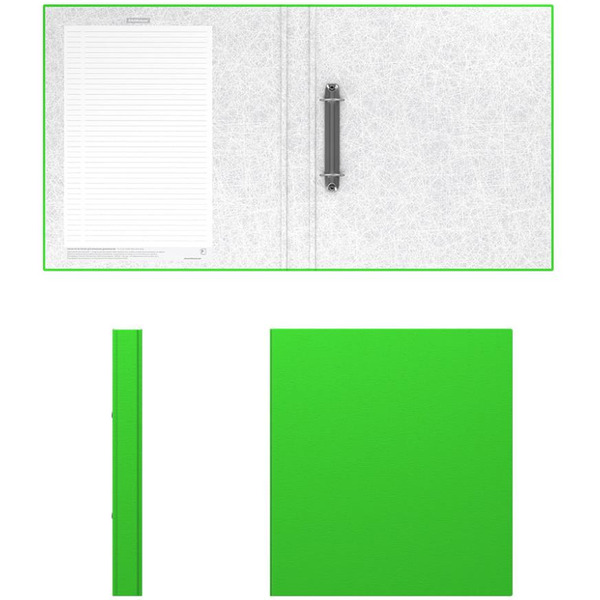 Файл-регистратор Erich Krause А4/35мм NEON, ламинированный, зеленый 39057