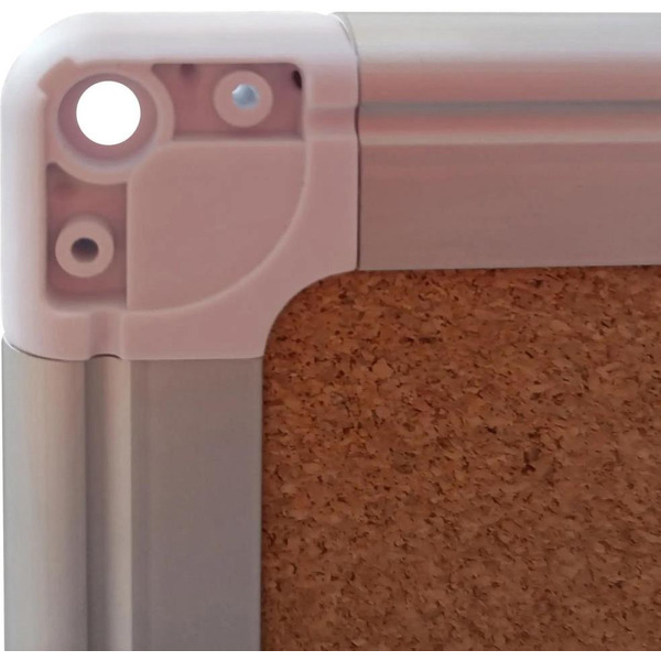 Доска пробковая Silwerhof 90x120см алюминиевая рама