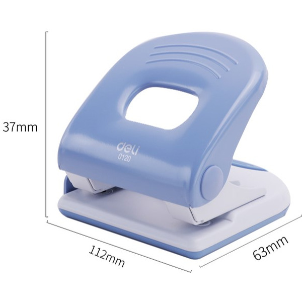 Дырокол PRO DELI E0120LBLUE