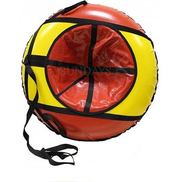 Тюбинг ЕМИ ФИЛИНИ PD-1105 110 см желтый/красный