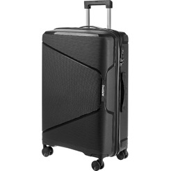 Чемодан DoubleW 088 (L, черный)