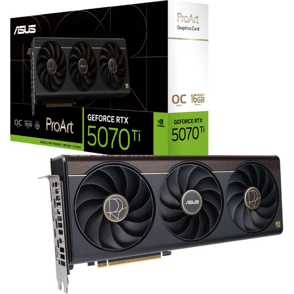 Видеокарта ASUS ProArt GeForce RTX 5070 Ti OC Edition 16GB GDDR7 PROART-RTX5070TI-O16G