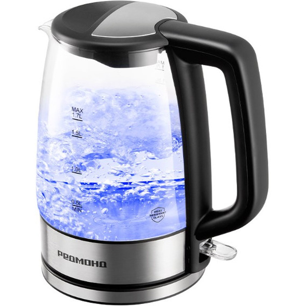 Электрочайник РЕДМОНД KG228 Стекло/Сталь