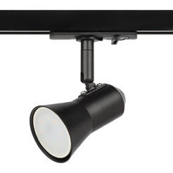 Трековый светильник ЭРА TR37-GU10 BK Б0053304 (черный)