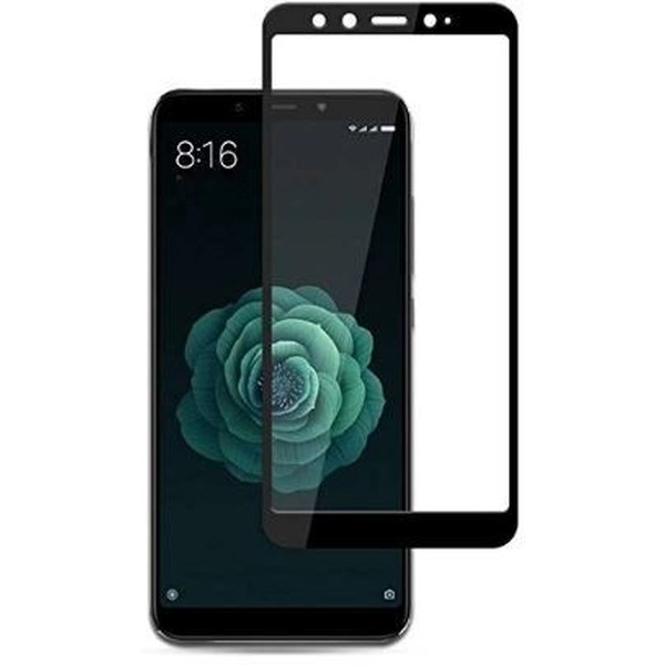 Защитное стекло CASE Full Glue для Xiaomi Mi A2 (Mi6X) (черный)