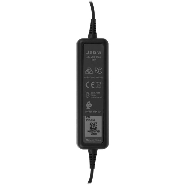 Наушники с микрофоном Jabra BIZ 1500 Mono (черный) 1553-0159