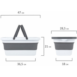 Таз складной силиконовый LAIMA Home 608671