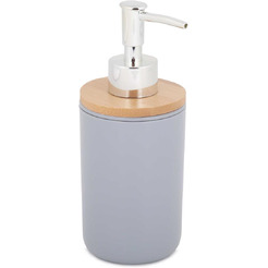 Дозатор для жидкого мыла Альтернатива Бамбук М8060 (серый)