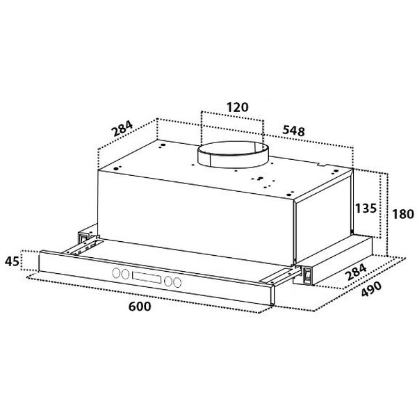Вытяжка кухонная Germes Гамма (60 см, черный)