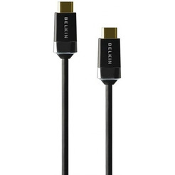 Кабель HDMI BELKIN HDMI0021G-5M, A M/M, Ethernet, 5m, черный