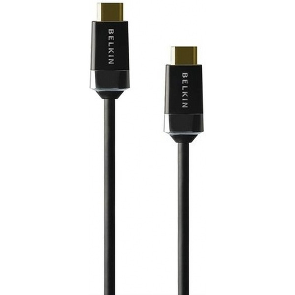 Кабель HDMI BELKIN HDMI0021G-5M, A M/M, Ethernet, 5m, черный