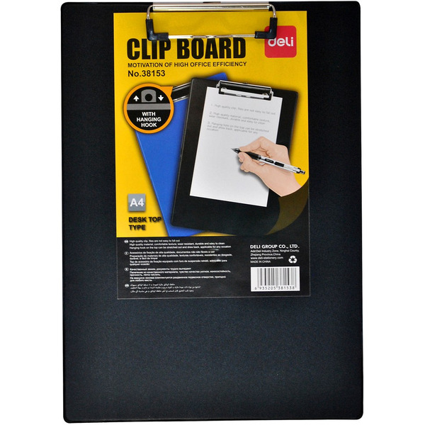 Планшет А4 DELI черный (38153B)