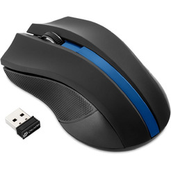 Мышь Oklick 615MW (черный/синий)