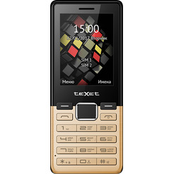 Мобильный телефон TEXET TM-230 золотистый